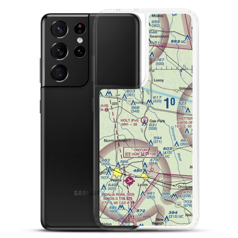 Holt Airpark (13GE) VFR Sectional Samsung Case Samsung Galaxy S21 Ultra model shown