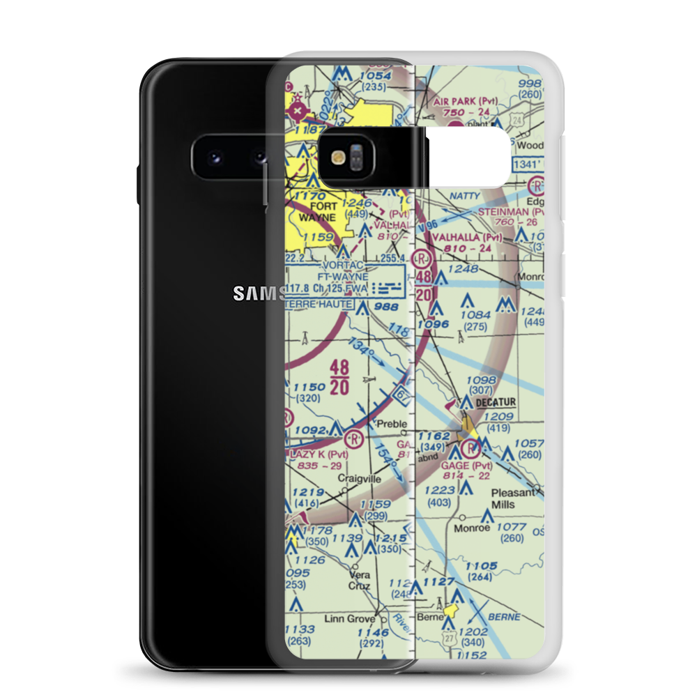 Holt Field (8II5) VFR Sectional Samsung Case Samsung Galaxy S10 model shown