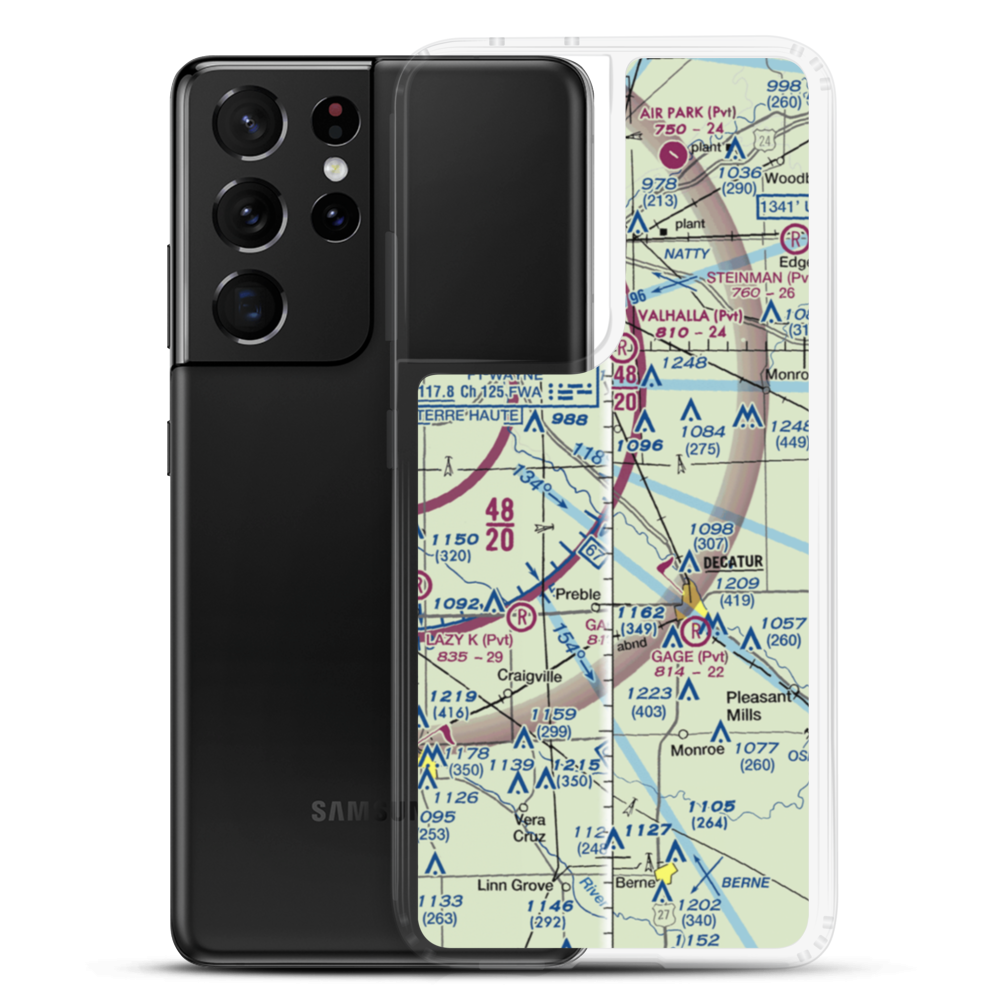 Holt Field (8II5) VFR Sectional Samsung Case Samsung Galaxy S21 Ultra model shown