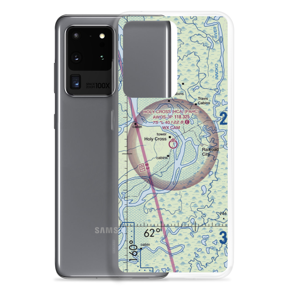 Holy Cross Airport (HCA) VFR Sectional Samsung Case Samsung Galaxy S20 Ultra model shown