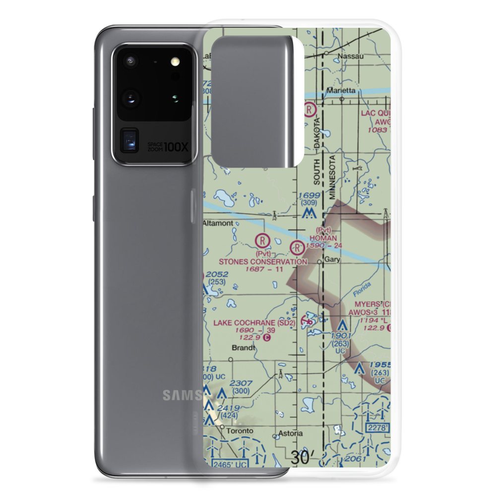Homan Field (00SD) VFR Sectional Samsung Case Samsung Galaxy S20 Ultra model shown