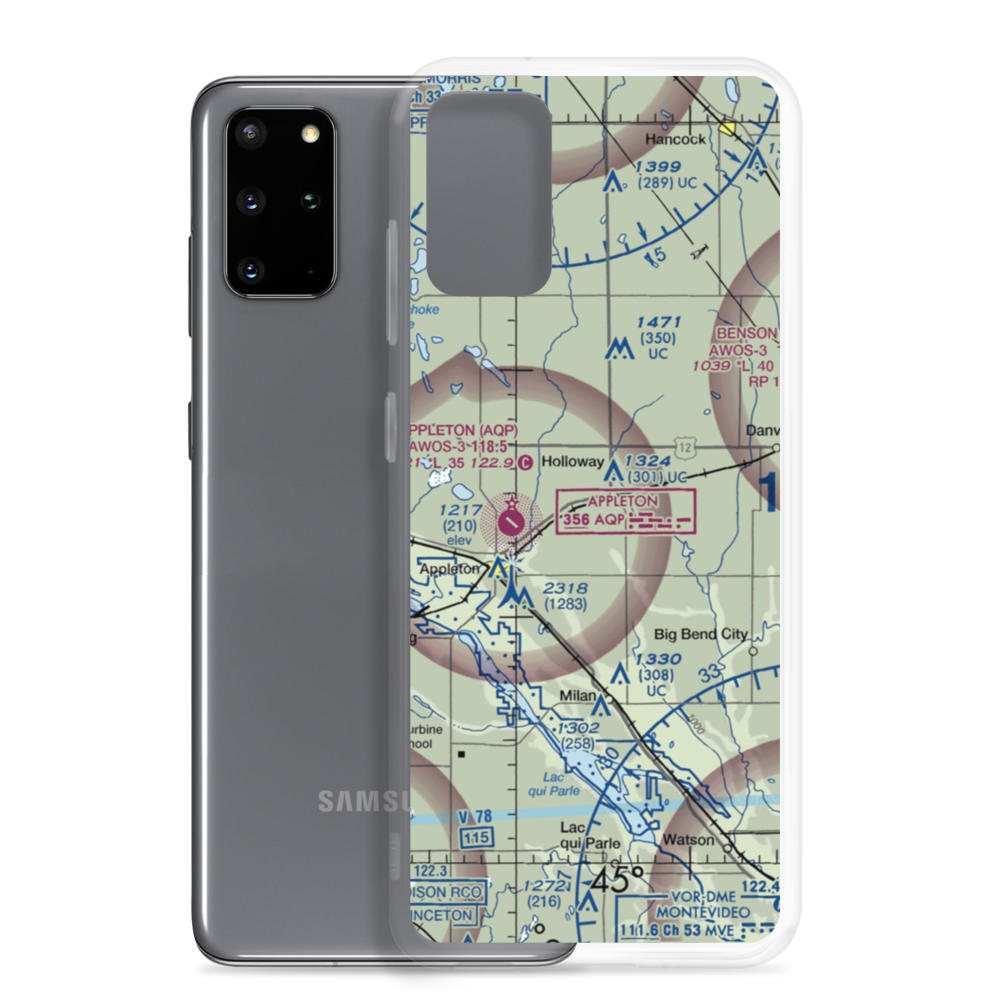 Home-Base Airport (MY58) VFR Sectional Samsung Case Samsung Galaxy S20 Plus model shown