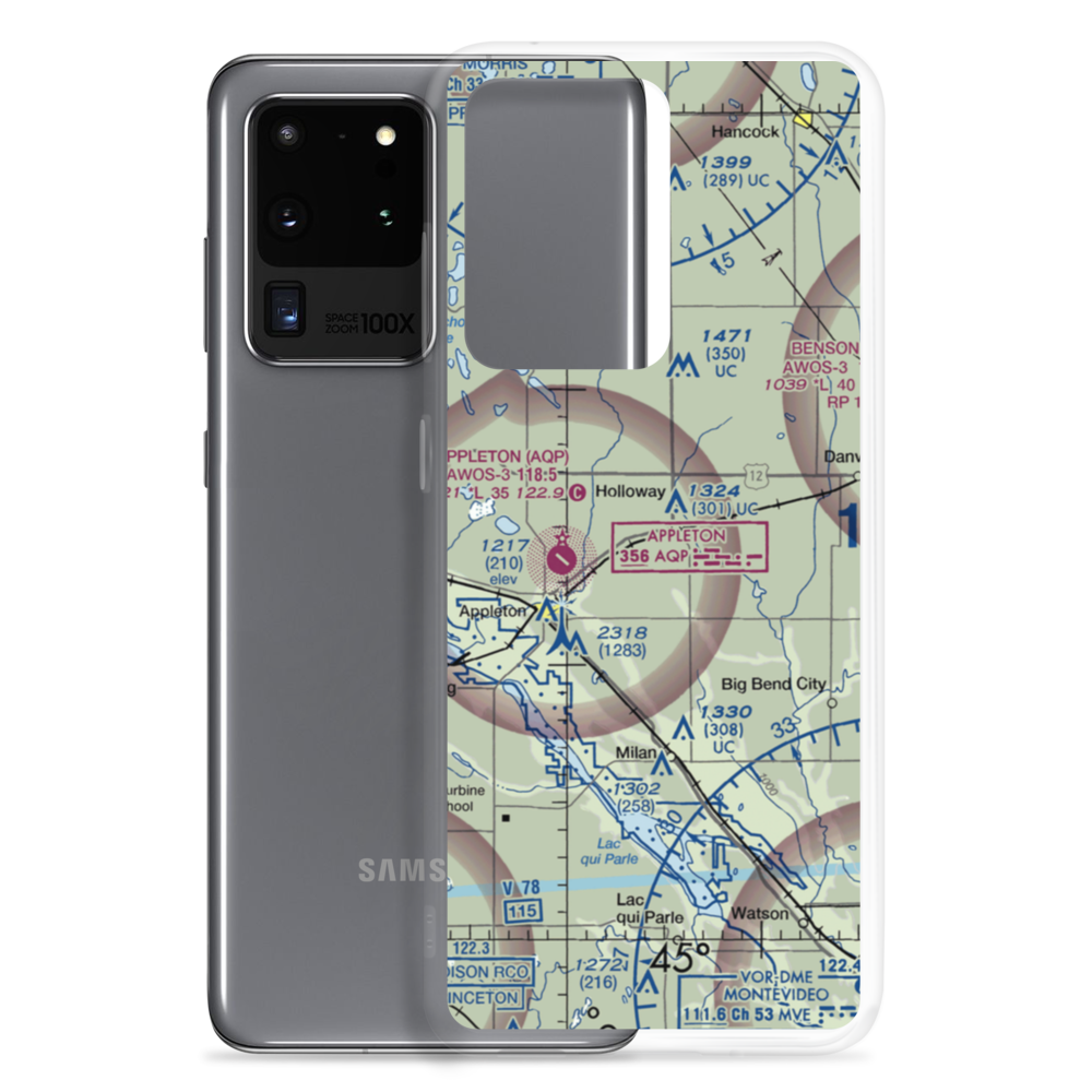 Home-Base Airport (MY58) VFR Sectional Samsung Case Samsung Galaxy S20 Ultra model shown