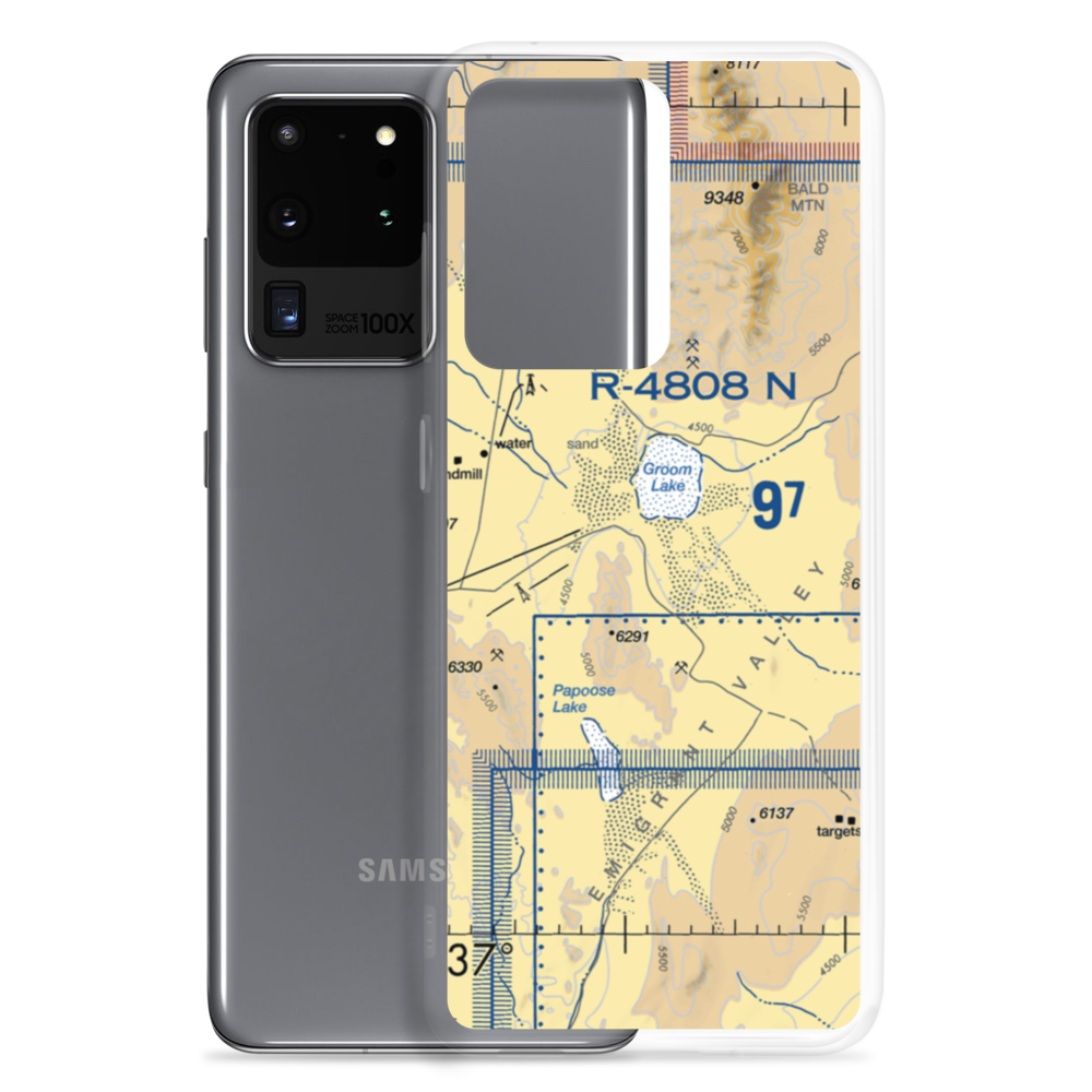 Homey (Area 51) Airport (KXTA) VFR Sectional Samsung Case Samsung Galaxy S20 Ultra model shown