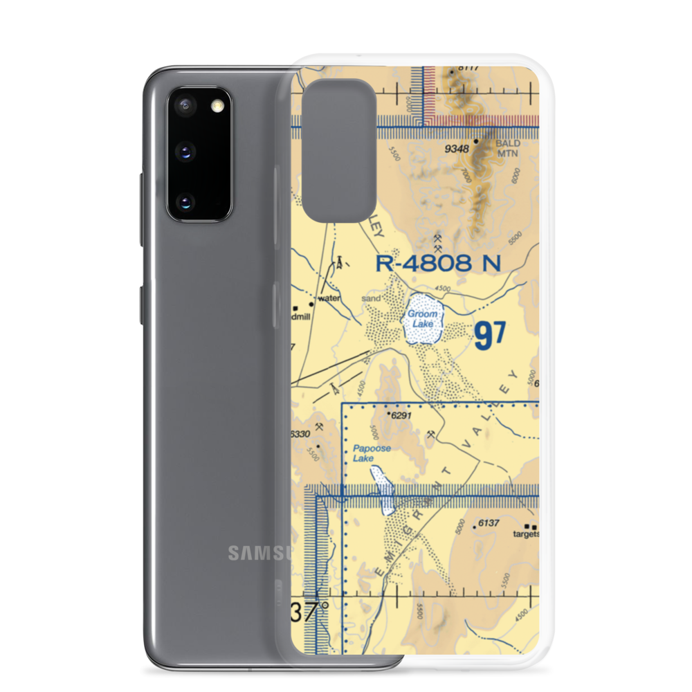 Homey (Area 51) Airport (KXTA) VFR Sectional Samsung Case Samsung Galaxy S20 model shown