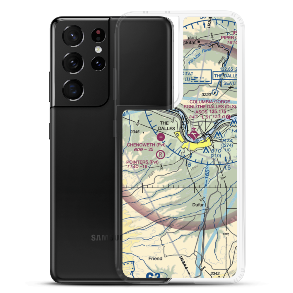 Honald Ranch Airport (7OR3) VFR Sectional Samsung Case Samsung Galaxy S21 Ultra model shown