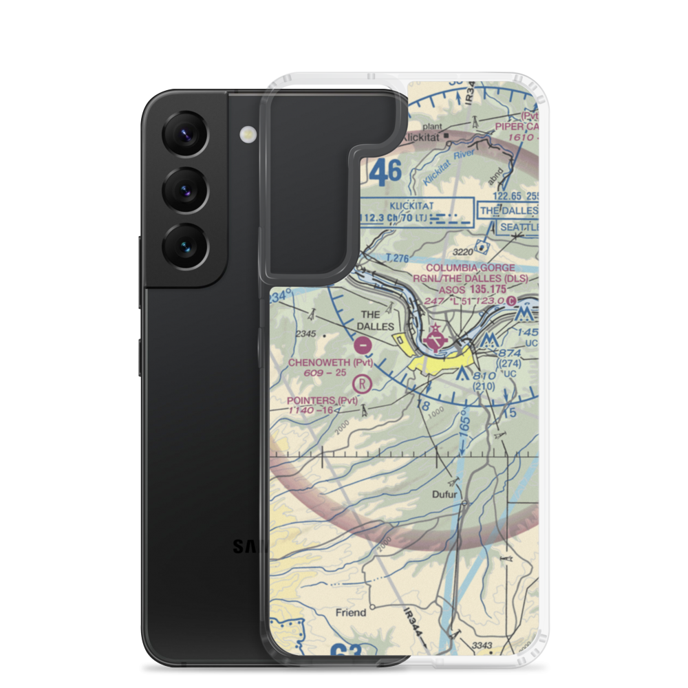 Honald Ranch Airport (7OR3) VFR Sectional Samsung Case Samsung Galaxy S22 model shown
