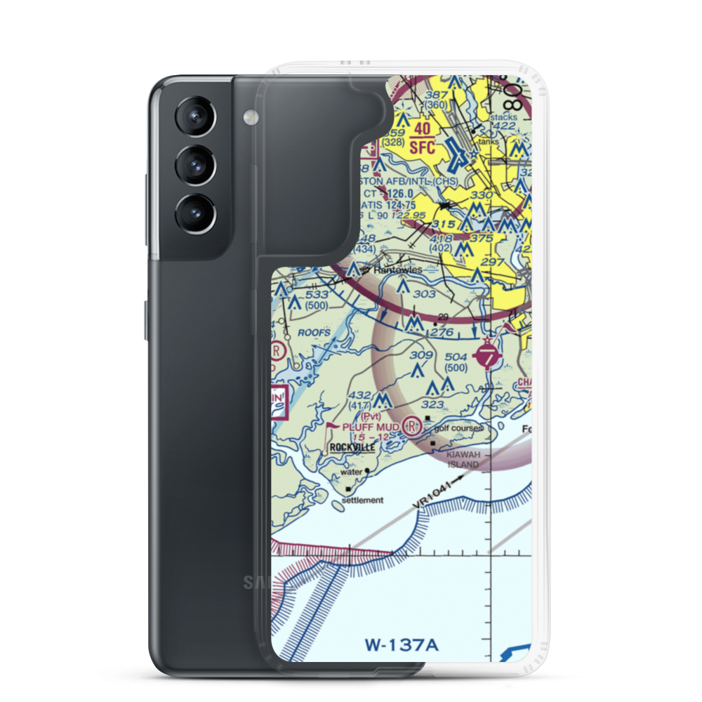 Hondarosa Airport (SC42) VFR Sectional Samsung Case Samsung Galaxy S21 model shown