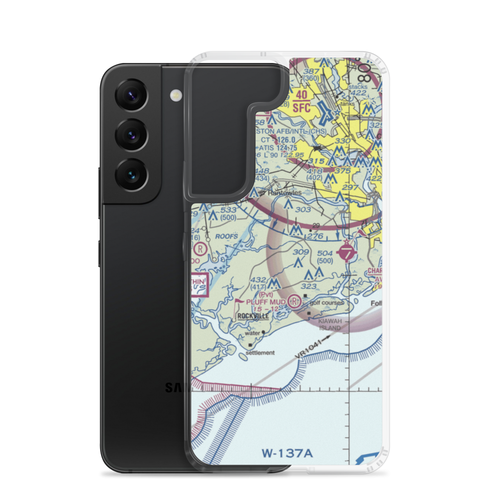 Hondarosa Airport (SC42) VFR Sectional Samsung Case Samsung Galaxy S22 model shown