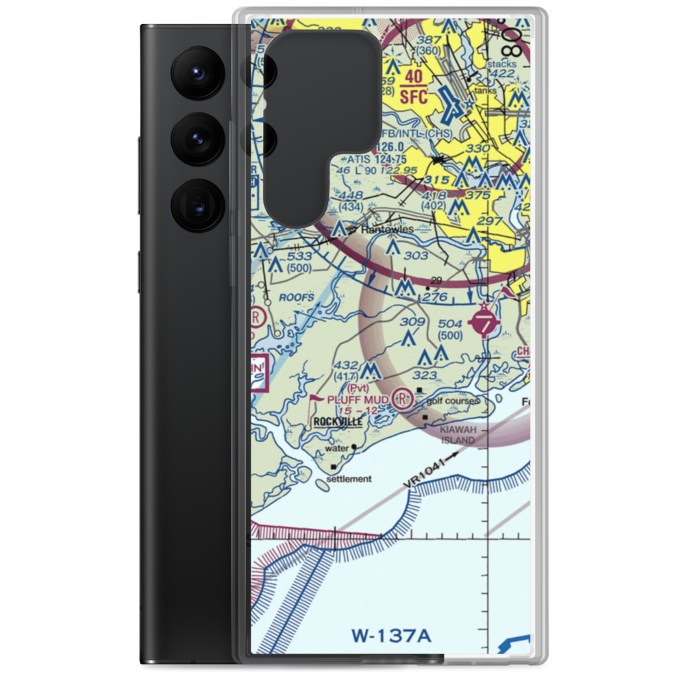 Hondarosa Airport (SC42) VFR Sectional Samsung Case Samsung Galaxy S22 Ultra model shown