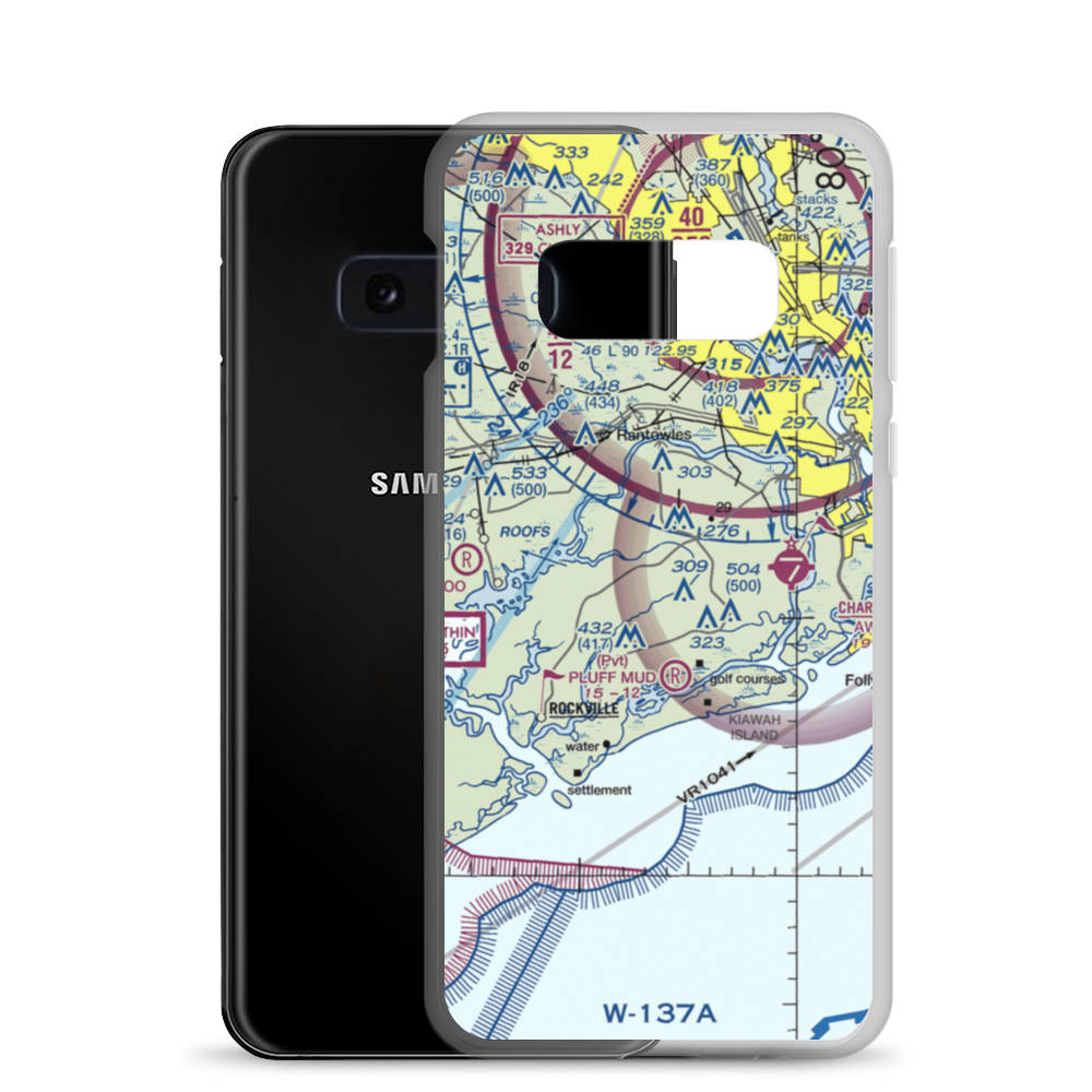 Hondarosa Airport (SC42) VFR Sectional Samsung Case Samsung Galaxy S10e model shown