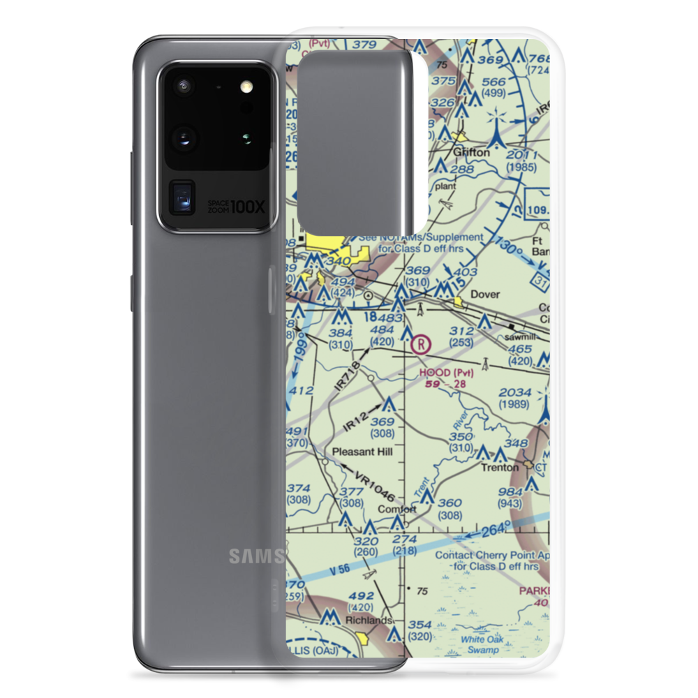 Hood Field (66NC) VFR Sectional Samsung Case Samsung Galaxy S20 Ultra model shown
