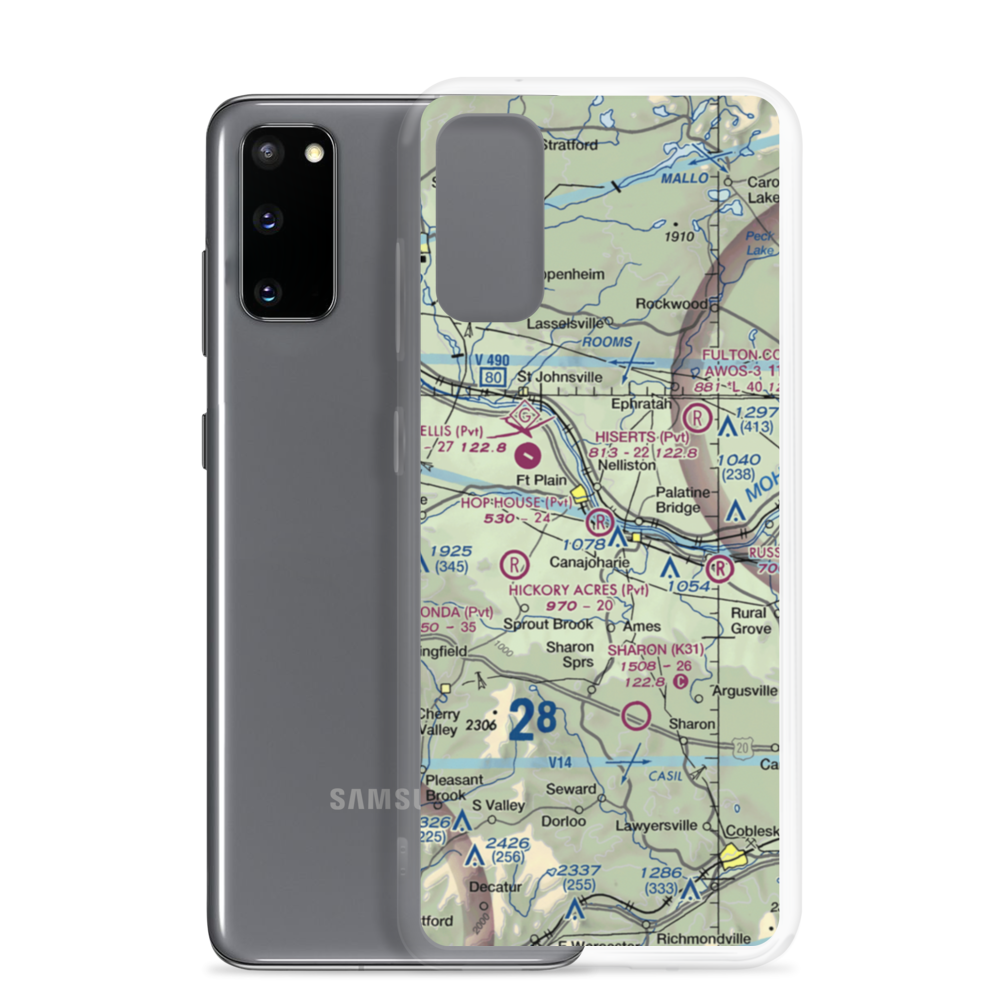 Hop House Airpark (11NK) VFR Sectional Samsung Case Samsung Galaxy S20 model shown