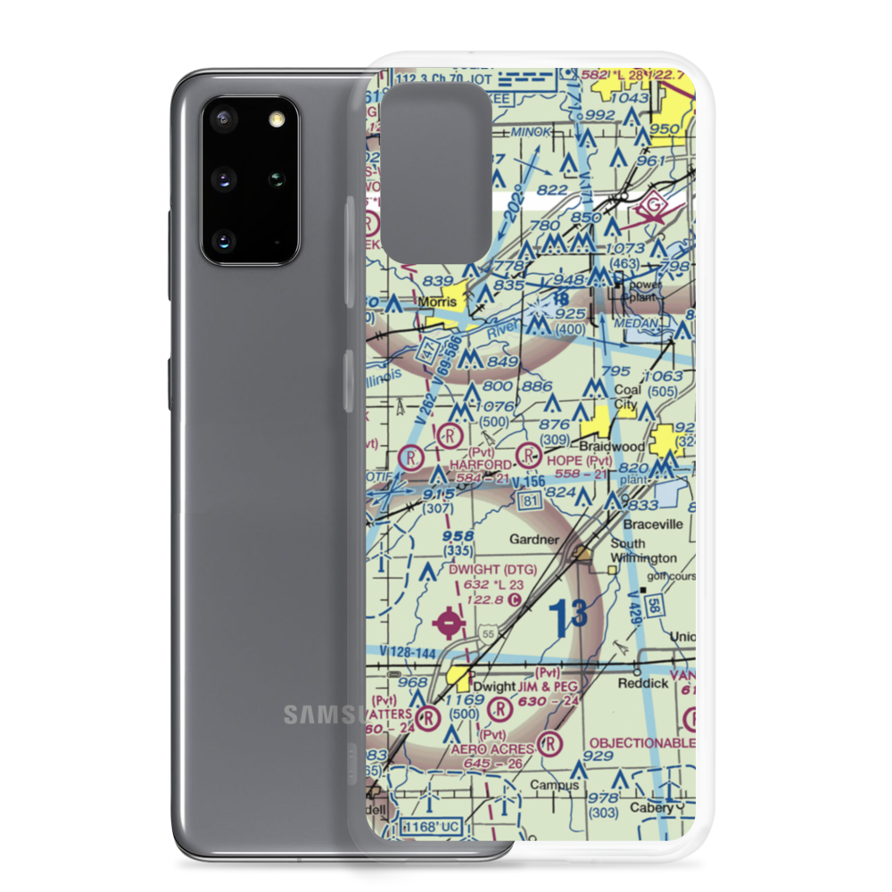 Hope Field (5IL5) VFR Sectional Samsung Case Samsung Galaxy S20 Plus model shown
