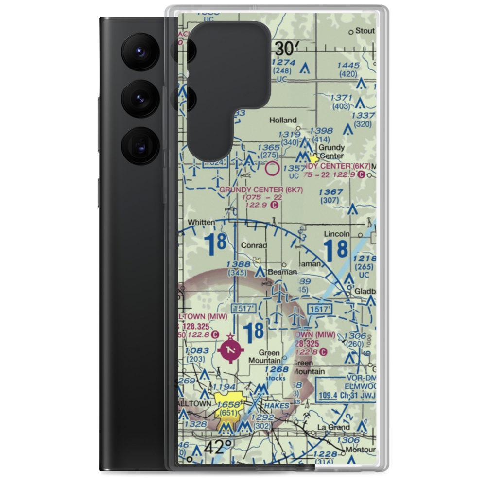 Hoppe Airspray (HOPA) VFR Sectional Samsung Case Samsung Galaxy S22 Ultra model shown