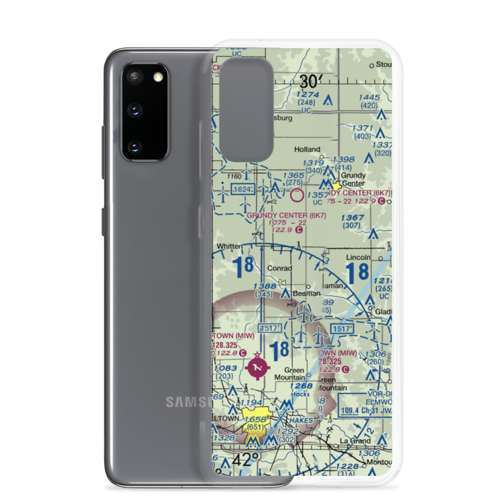 Hoppe Airspray (HOPA) VFR Sectional Samsung Case Samsung Galaxy S20 model shown