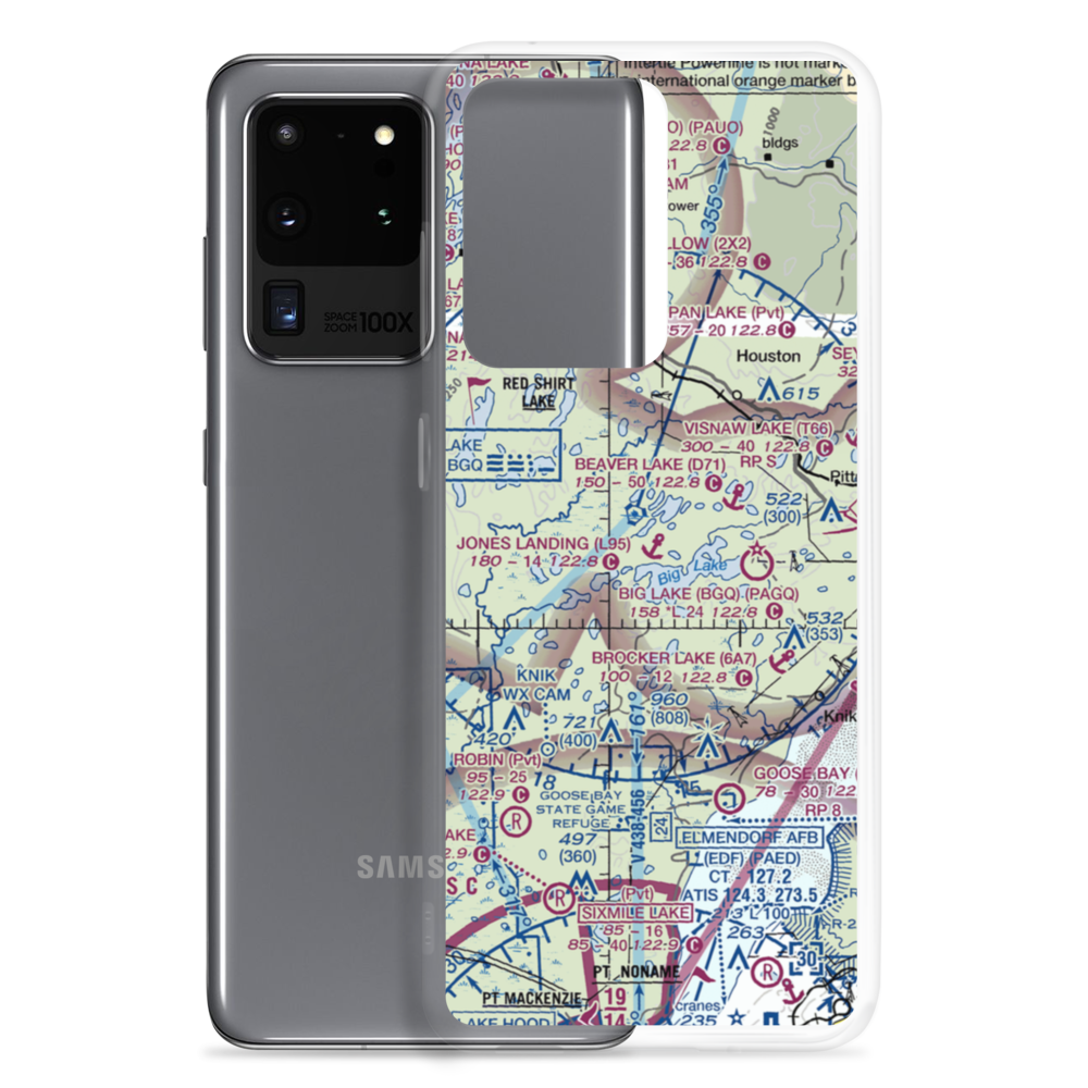 Hoppe'S Seaplane Base (86AK) VFR Sectional Samsung Case Samsung Galaxy S20 Ultra model shown