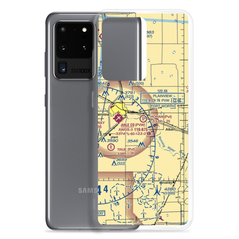Horan Airport (9TX3) VFR Sectional Samsung Case Samsung Galaxy S20 Ultra model shown