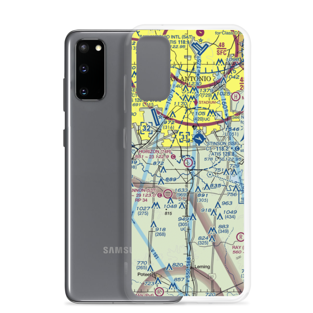 Horizon Airport (74R) VFR Sectional Samsung Case Samsung Galaxy S20 model shown