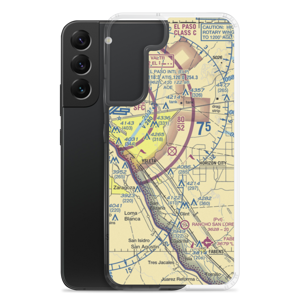 Horizon Airport (T27) VFR Sectional Samsung Case Samsung Galaxy S22 Plus model shown