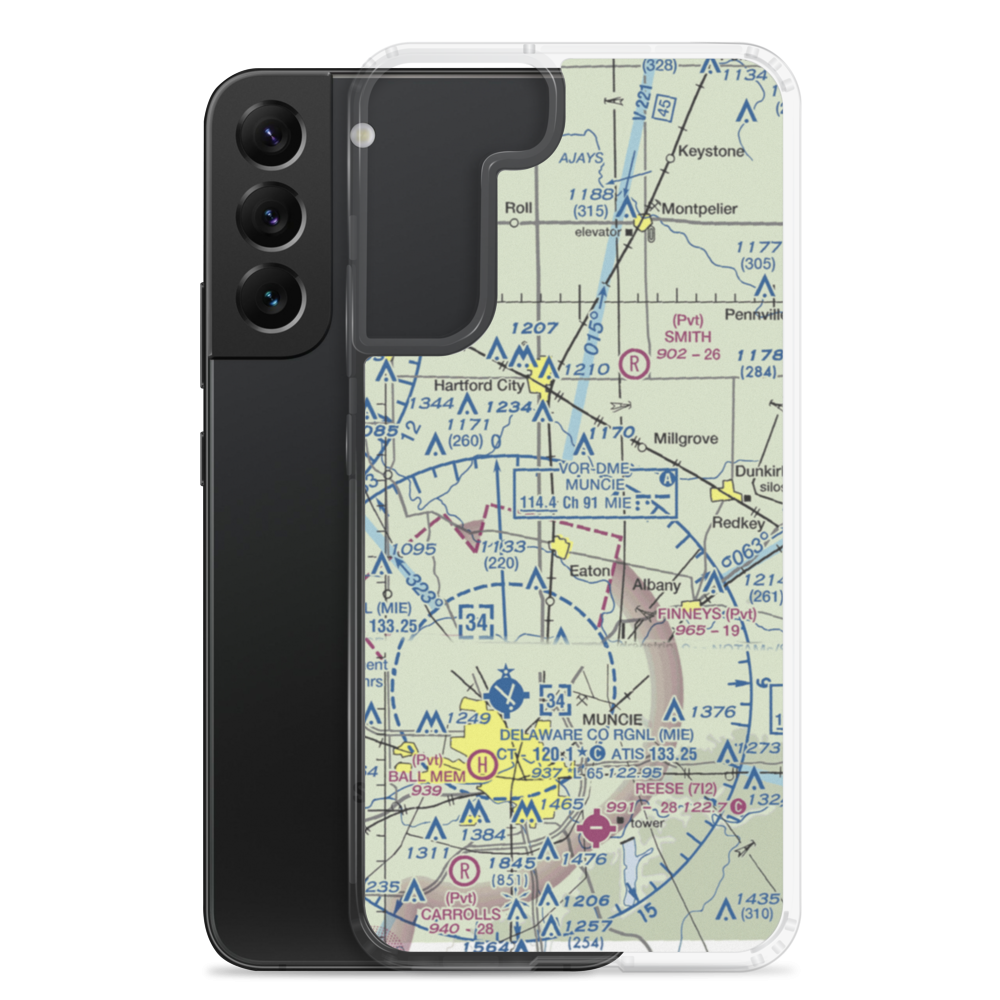 Horizon Field (IN63) VFR Sectional Samsung Case Samsung Galaxy S22 Plus model shown