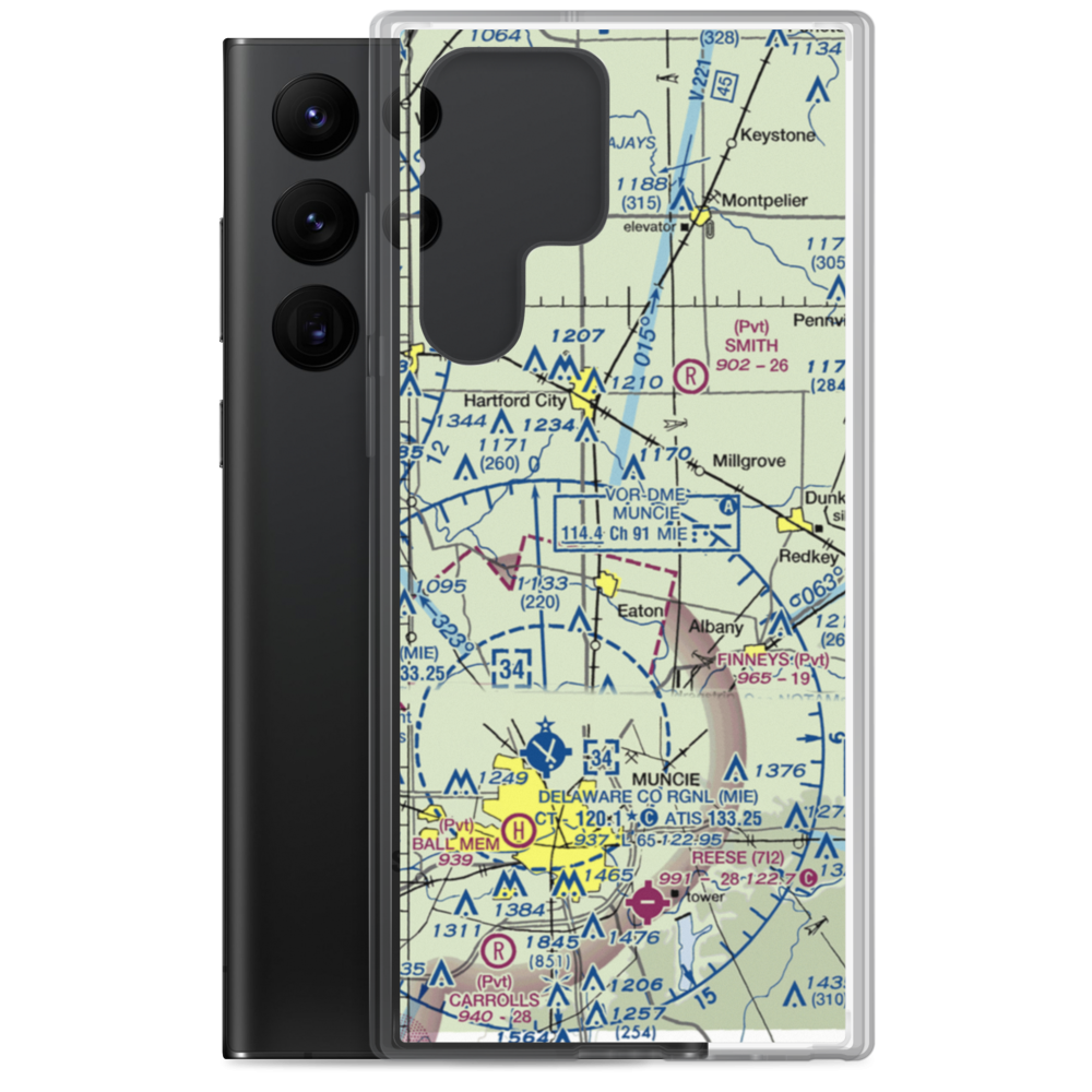Horizon Field (IN63) VFR Sectional Samsung Case Samsung Galaxy S22 Ultra model shown