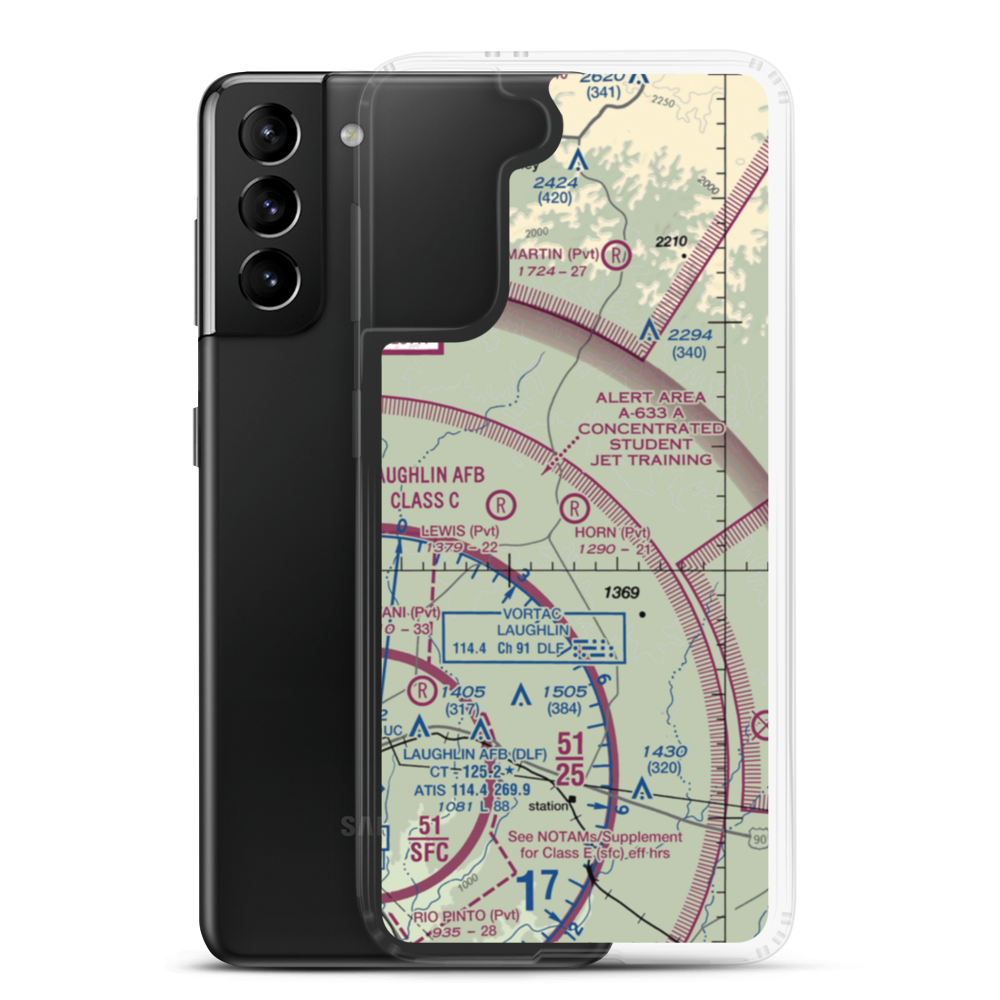 Horn Ranch Airport (81TE) VFR Sectional Samsung Case Samsung Galaxy S21 Plus model shown