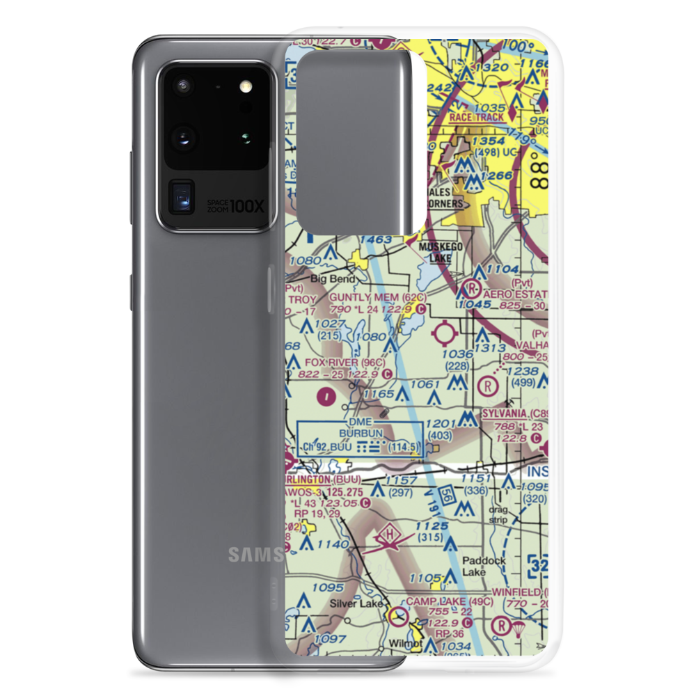 Horner Farms Airport (WI03) VFR Sectional Samsung Case Samsung Galaxy S20 Ultra model shown