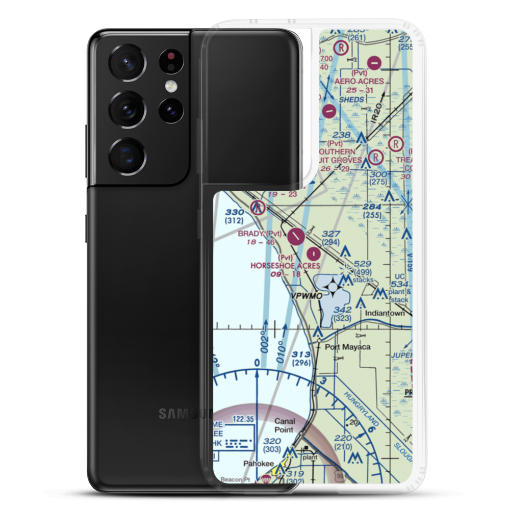 Horseshoe Acres Airpark (FA24) VFR Sectional Samsung Case Samsung Galaxy S21 Ultra model shown