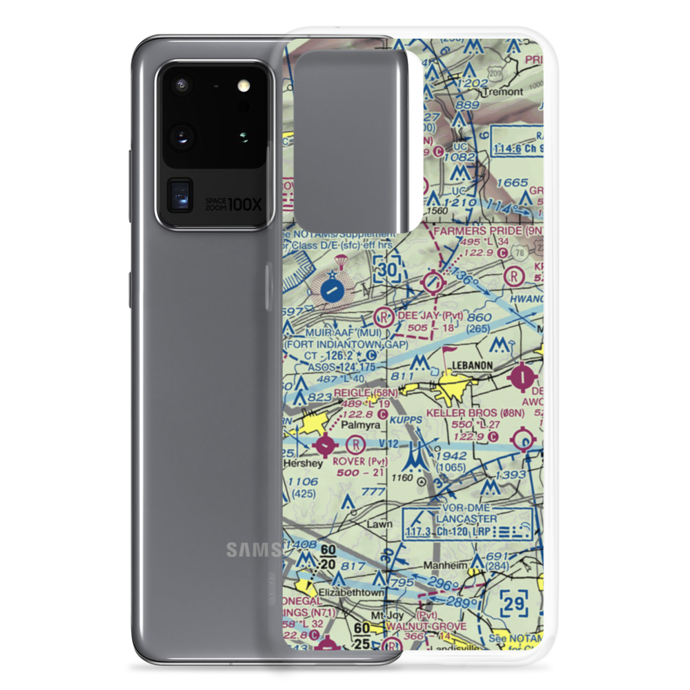 Horst Airport (3PA0) VFR Sectional Samsung Case Samsung Galaxy S20 Ultra model shown
