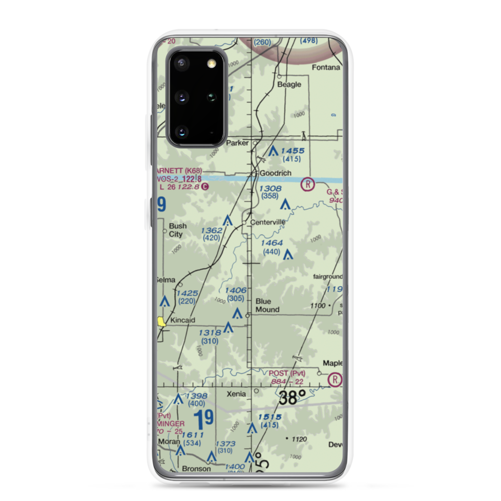 Horttor Airport (SN26) VFR Sectional Samsung Case Samsung Galaxy S20 Plus model shown