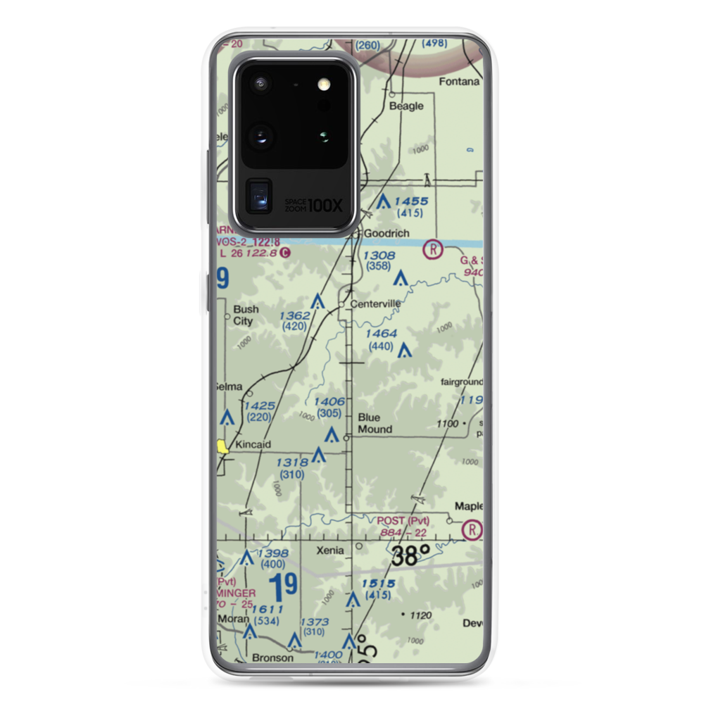 Horttor Airport (SN26) VFR Sectional Samsung Case Samsung Galaxy S20 Ultra model shown