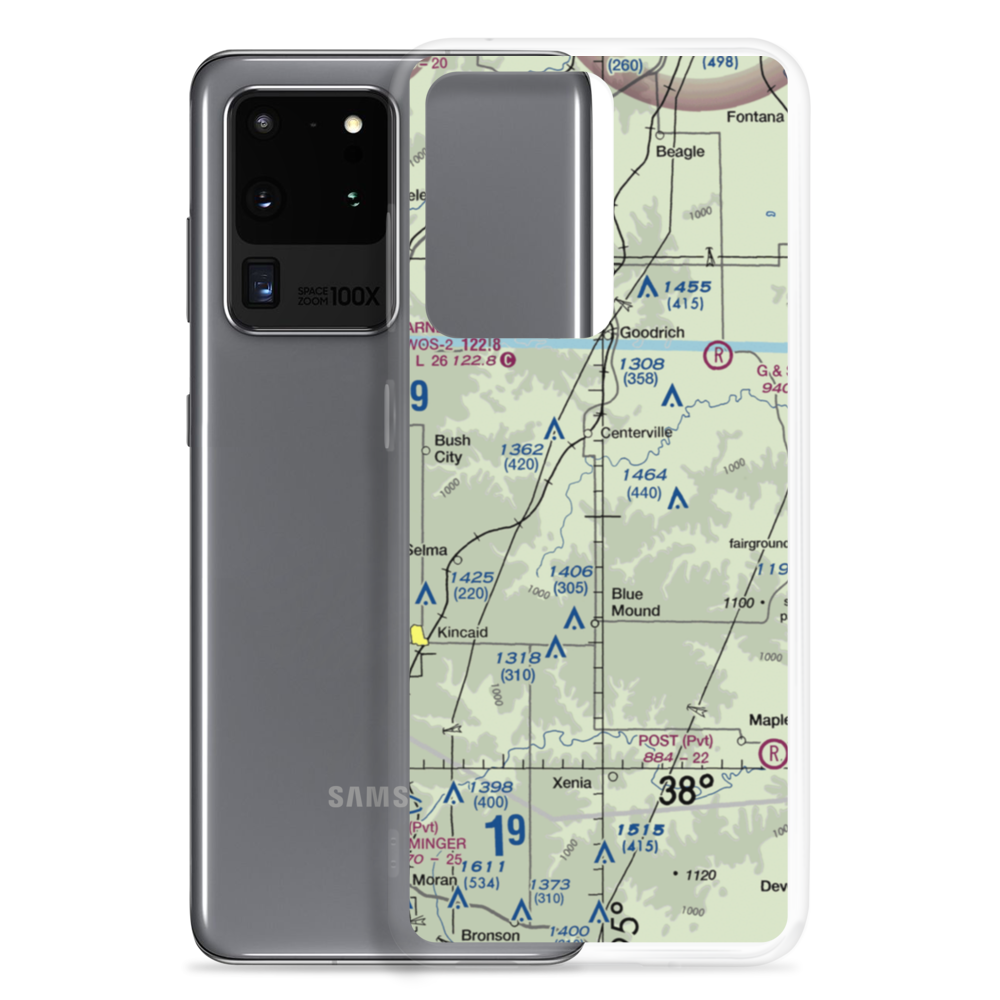 Horttor Airport (SN26) VFR Sectional Samsung Case Samsung Galaxy S20 Ultra model shown