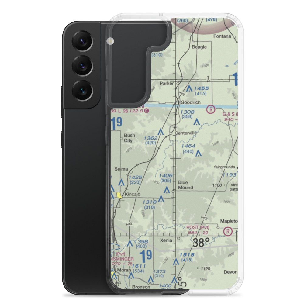 Horttor Airport (SN26) VFR Sectional Samsung Case Samsung Galaxy S22 Plus model shown
