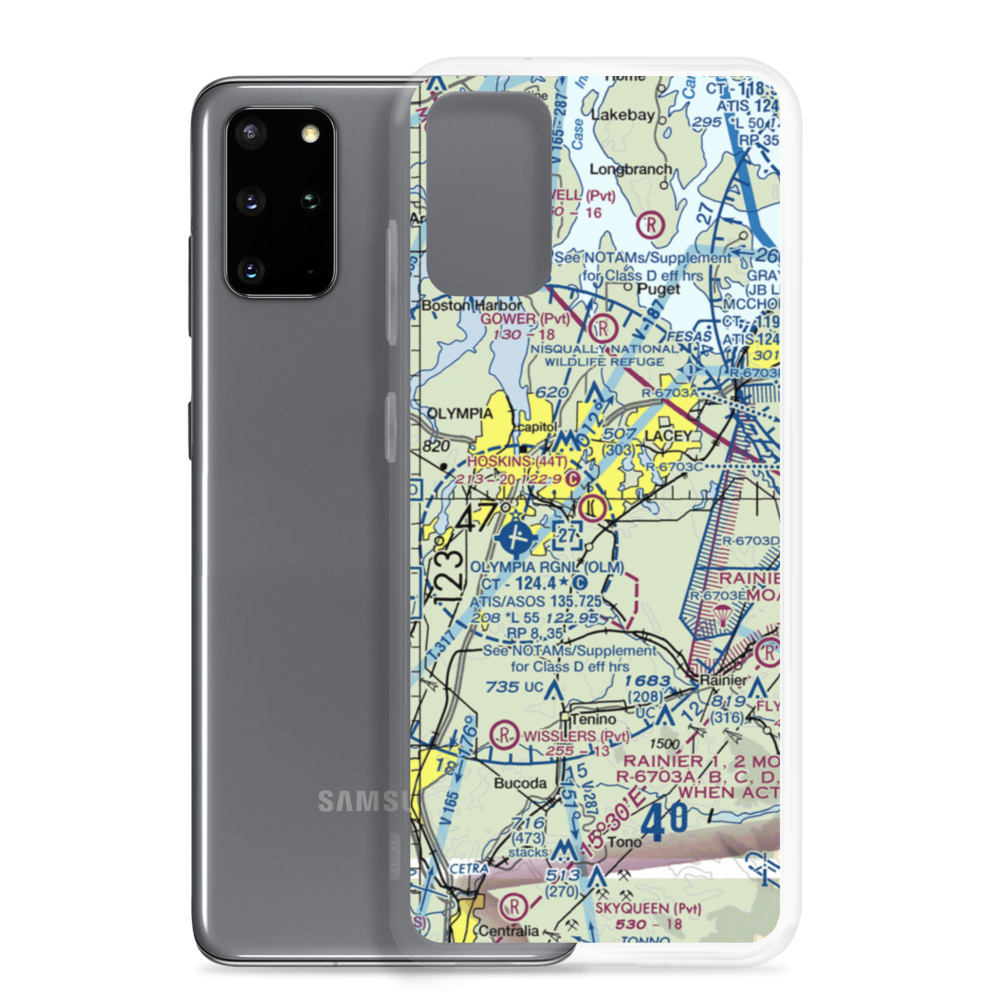Hoskins Field (44T) VFR Sectional Samsung Case Samsung Galaxy S20 Plus model shown