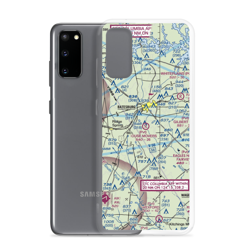 House Movers Field (SC46) VFR Sectional Samsung Case Samsung Galaxy S20 model shown