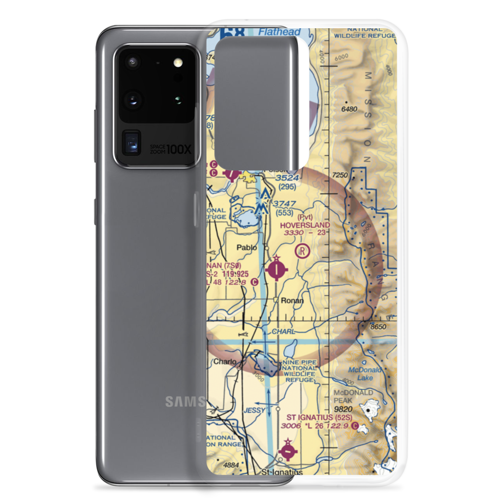 Hoversland Airport (MT19) VFR Sectional Samsung Case Samsung Galaxy S20 Ultra model shown