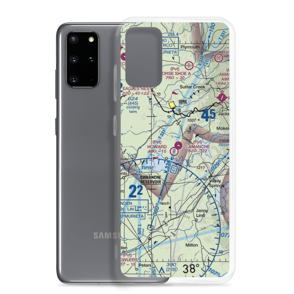 Howard /Private/ Airport (5CA8) VFR Sectional Samsung Case Samsung Galaxy S20 Plus model shown