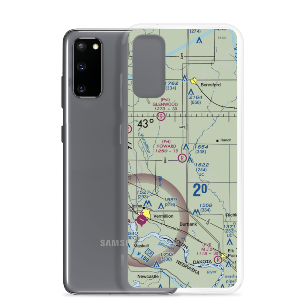 Howard Field (SD53) VFR Sectional Samsung Case Samsung Galaxy S20 model shown