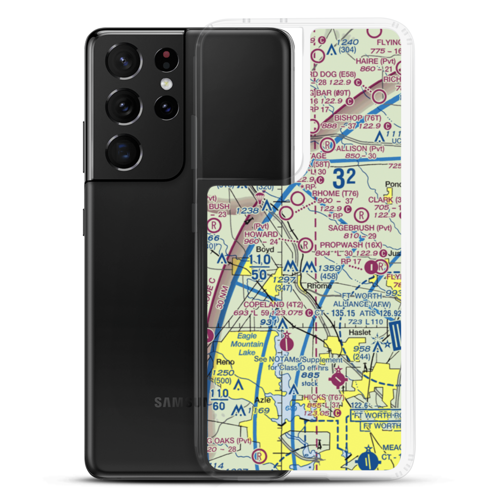 Howard Field (TA02) VFR Sectional Samsung Case Samsung Galaxy S21 Ultra model shown
