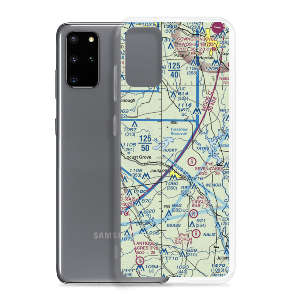 Howard Private Airport (GA02) VFR Sectional Samsung Case Samsung Galaxy S20 Plus model shown