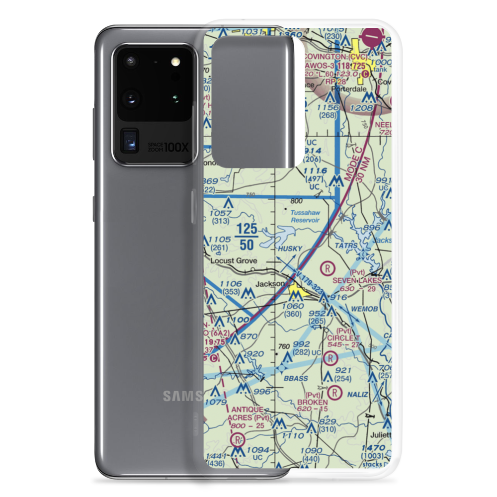 Howard Private Airport (GA02) VFR Sectional Samsung Case Samsung Galaxy S20 Ultra model shown