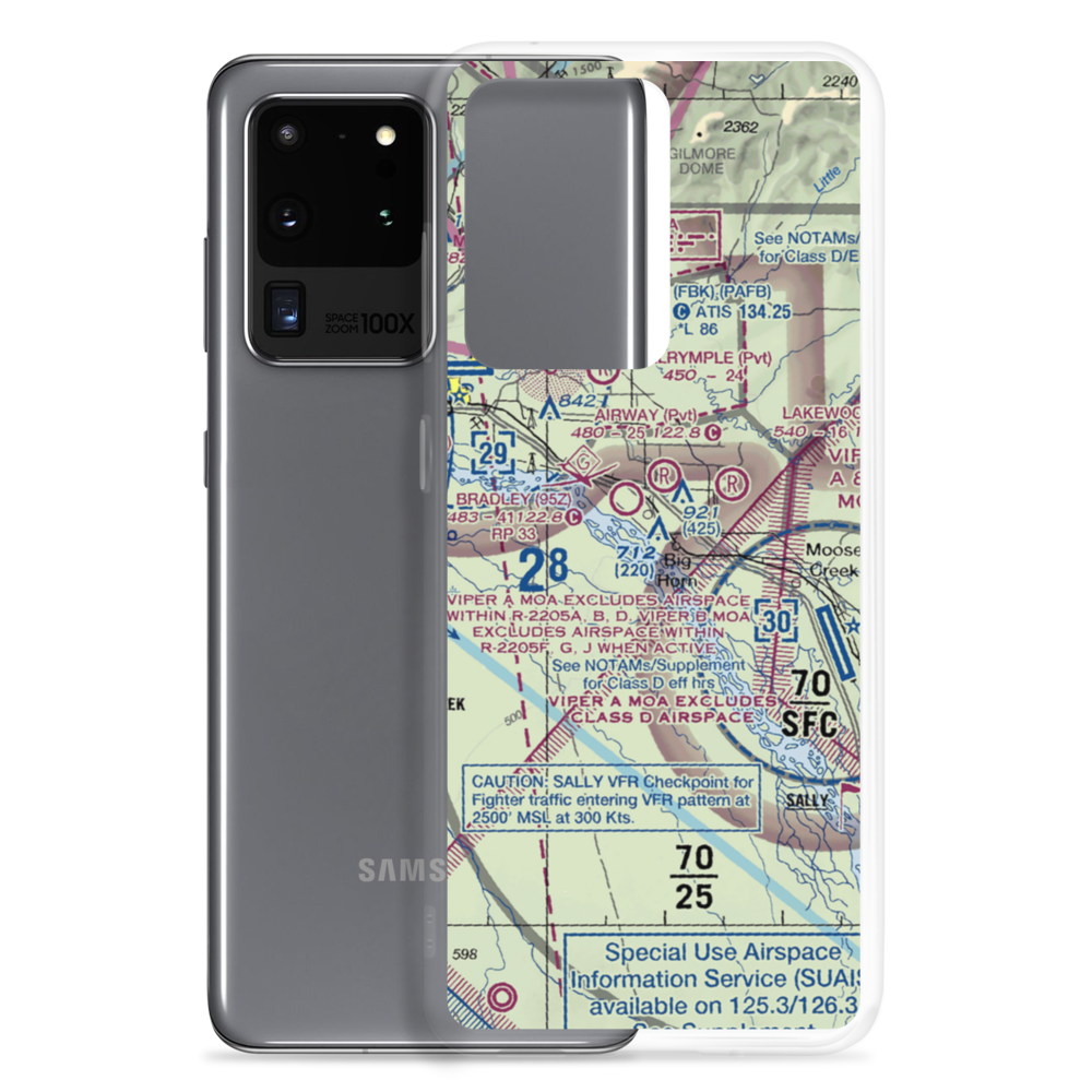 Howards Airport (5AK2) VFR Sectional Samsung Case Samsung Galaxy S20 Ultra model shown