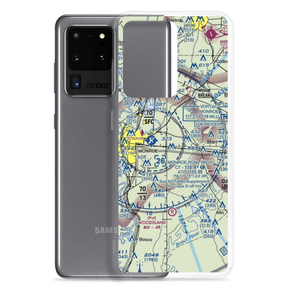Huenefeld Airport (0LS9) VFR Sectional Samsung Case Samsung Galaxy S20 Ultra model shown