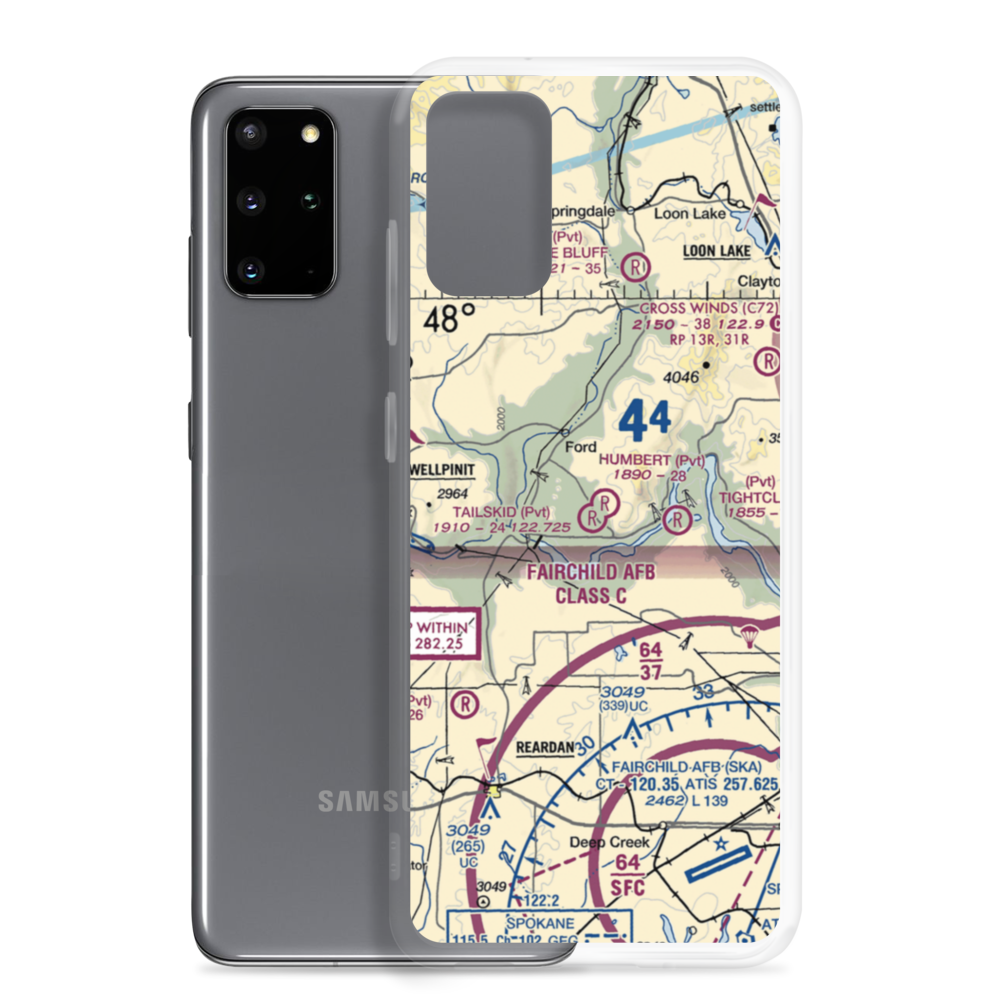 Humbert Airport (7WA4) VFR Sectional Samsung Case Samsung Galaxy S20 Plus model shown