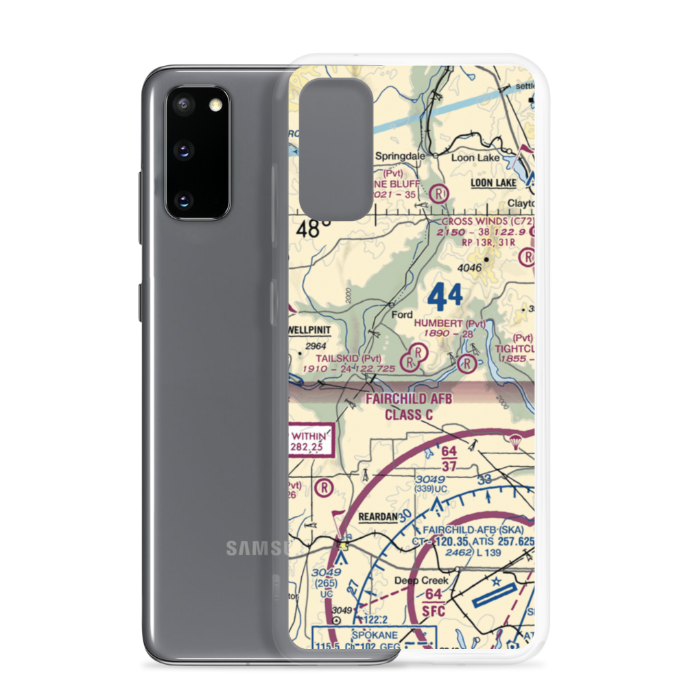 Humbert Airport (7WA4) VFR Sectional Samsung Case Samsung Galaxy S20 model shown