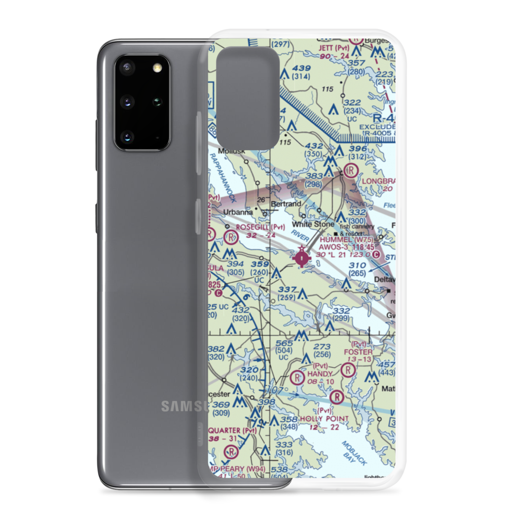 Hummel Field (W75) VFR Sectional Samsung Case Samsung Galaxy S20 Plus model shown