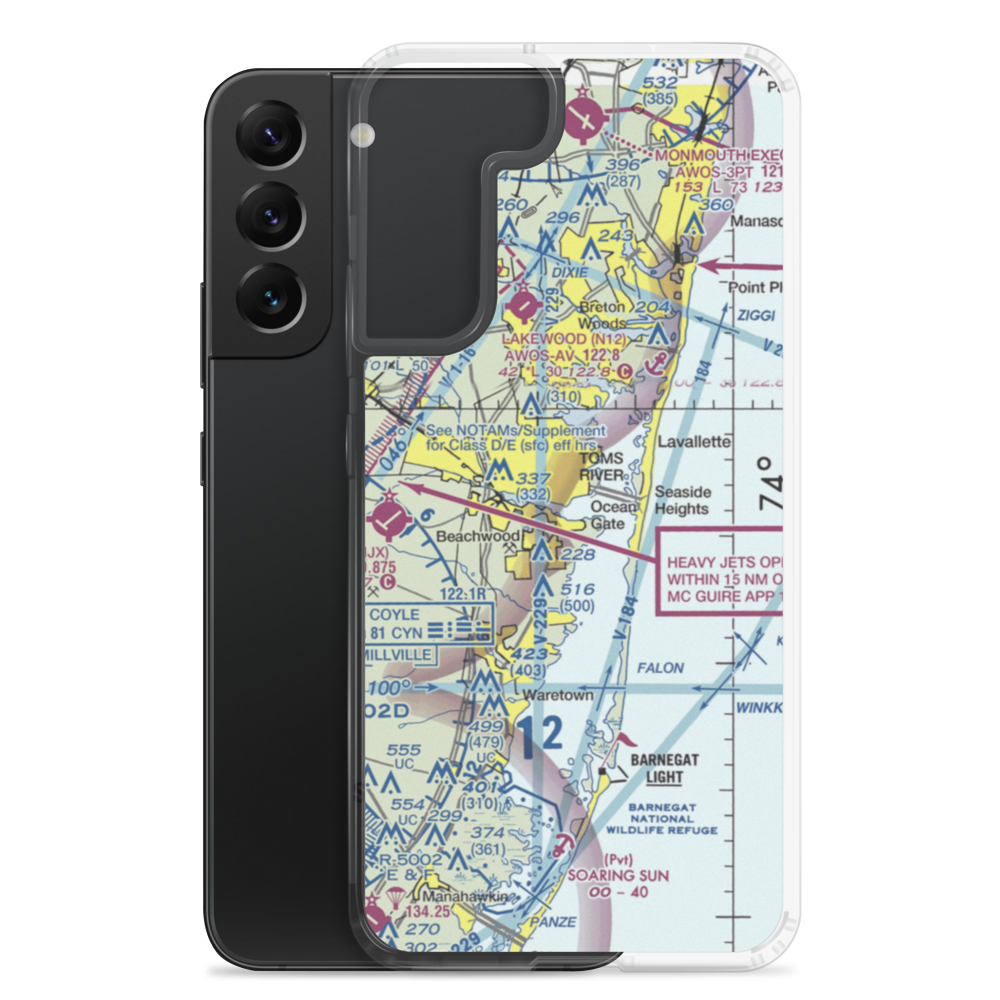Hummel Seaplane Base (16NJ) VFR Sectional Samsung Case Samsung Galaxy S22 Plus model shown