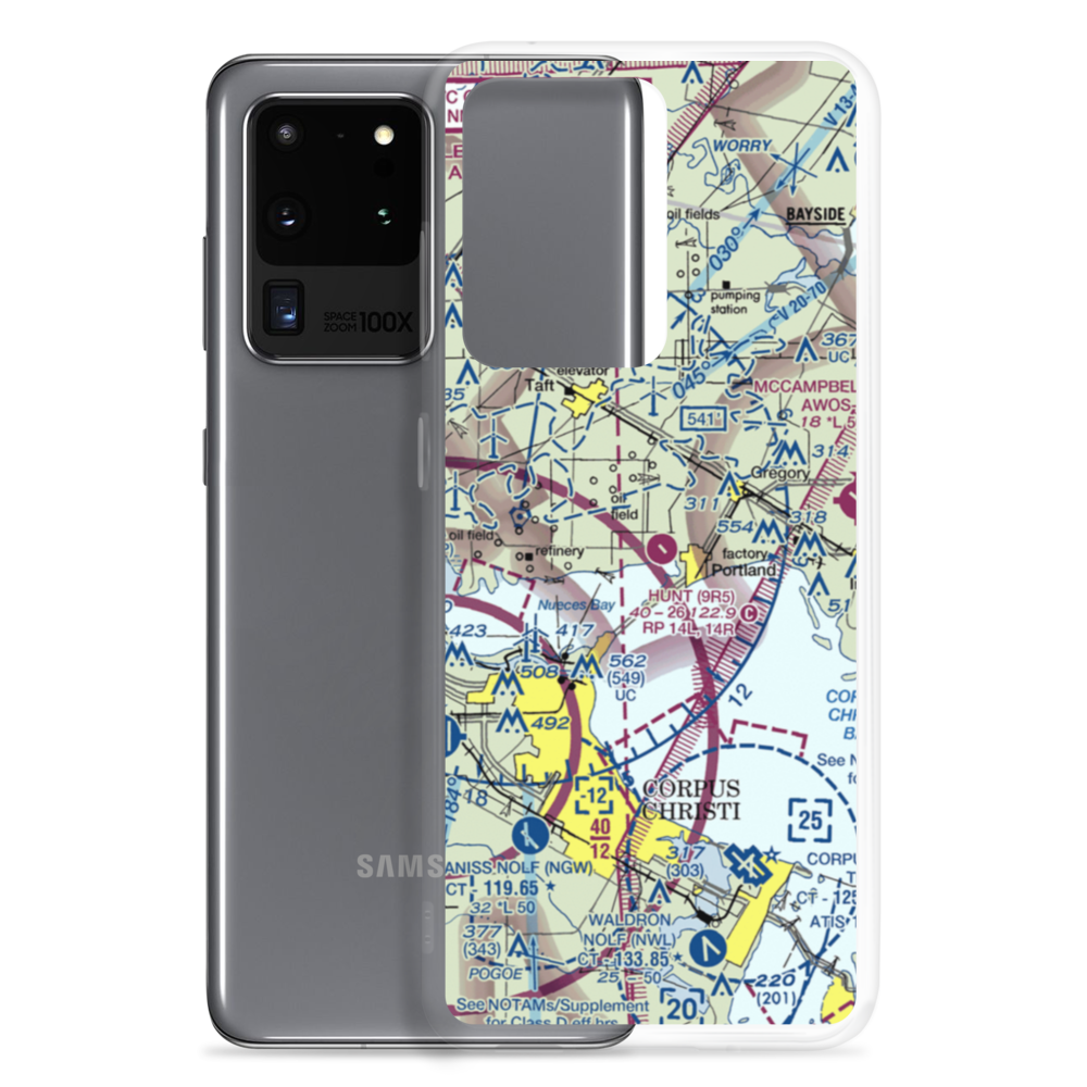 Hunt Airport (9R5) VFR Sectional Samsung Case Samsung Galaxy S20 Ultra model shown