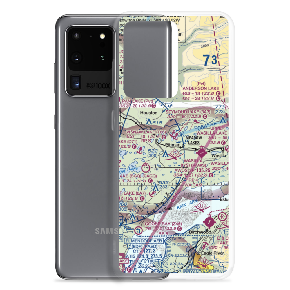 Hunt Strip (10AK) VFR Sectional Samsung Case Samsung Galaxy S20 Ultra model shown